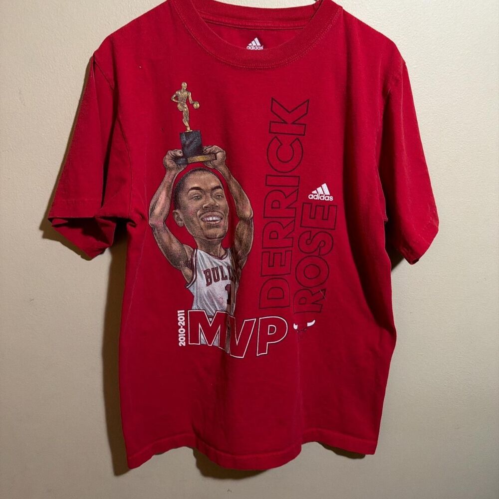 Adidas Derrick Rose Men's Red T-shirt